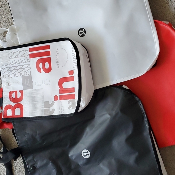 lululemon athletica Bags 4 Lululemon Reusable Shopping Tote Bags